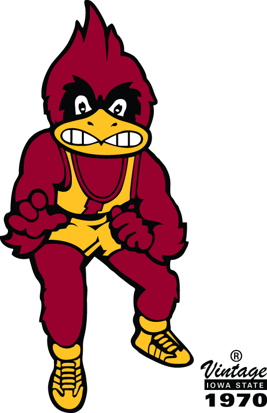 Iowa State Cyclones 1970-1983 Mascot Logo diy DTF decal sticker